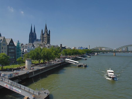 Foto Frankenwerft am Rhein - Köln